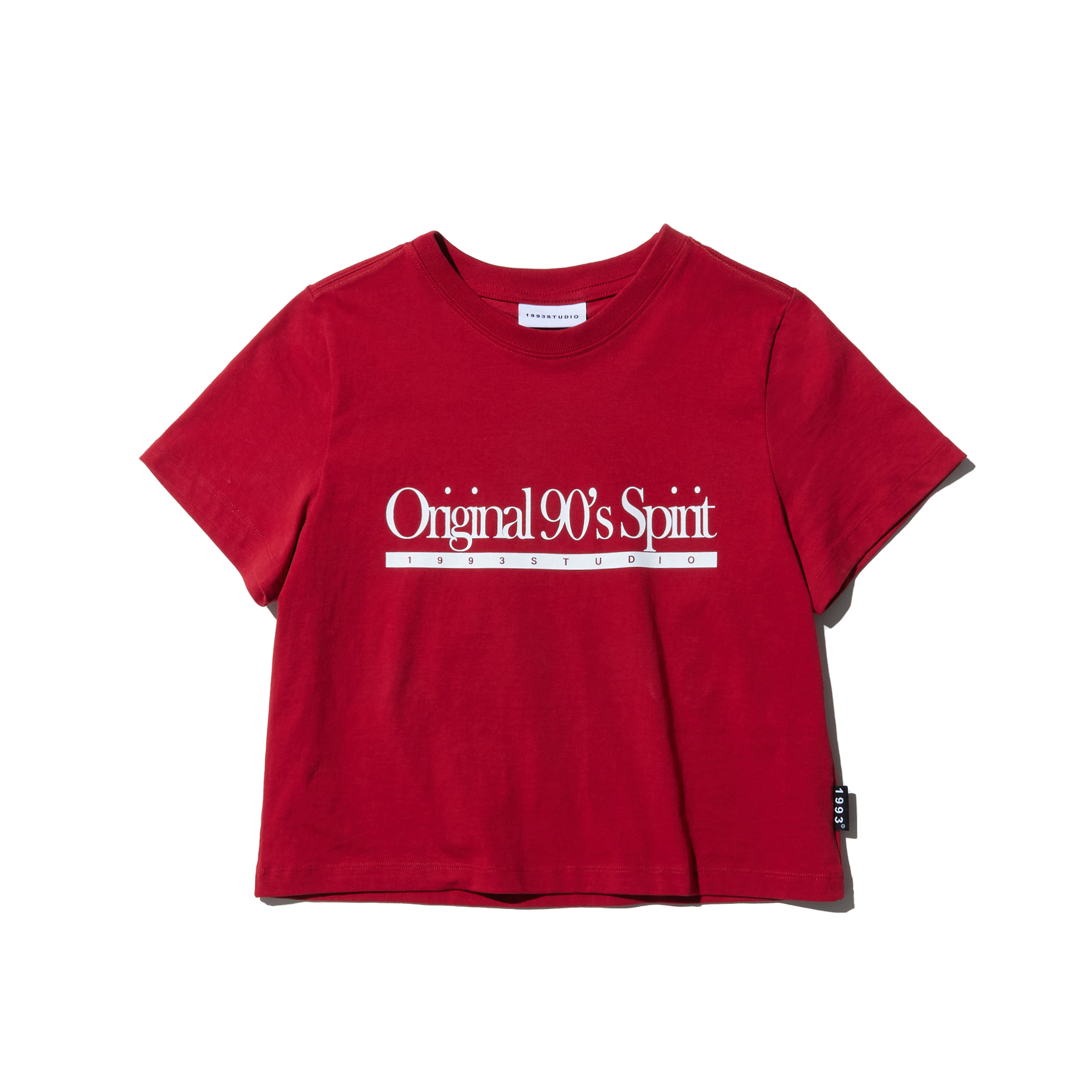 [미세스크레치] 오리지널 90S 레귤러 티셔츠_레드